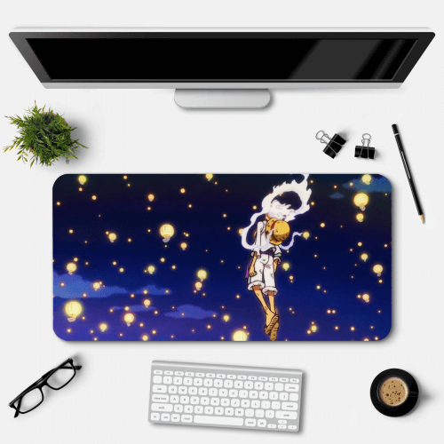 One Piece Luffy Gear 5 floating -  Mousepad